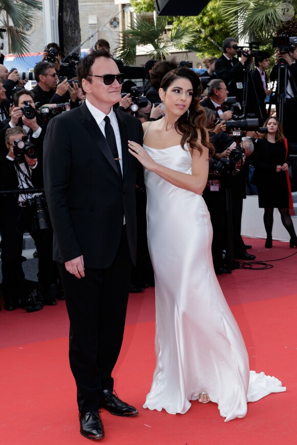 Quentin Tarantino et sa femme Daniella Pick - Montée des marches du film "Once upon a time... in Hollywood" lors du 72ème Festival International du Film de Cannes. Le 21 mai 2019 © Jacovides-Moreau / Bestimage