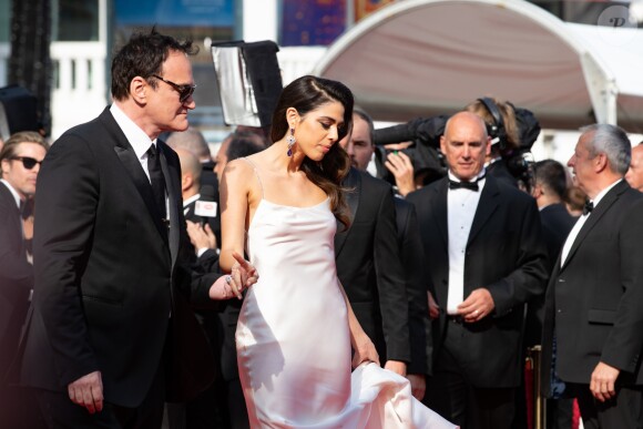 Quentin Tarantino et sa femme Daniella Pick - Montée des marches du film "Once upon a time... in Hollywood" lors du 72ème Festival International du Film de Cannes. Le 21 mai 2019 © Borde / Bestimage