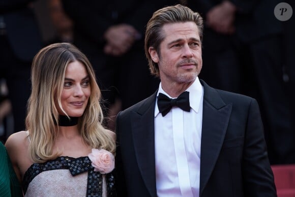 Margot Robbie, Brad Pitt - Montée des marches du film "Once upon a time... in Hollywood" lors du 72ème Festival International du Film de Cannes. Le 21 mai 2019 © Jacovides-Moreau / Bestimage