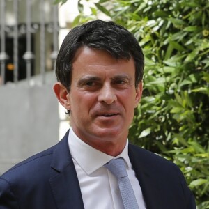 Manuel Valls lors du 3ème forum Atlantic à Madrid le 28 juin 2018.