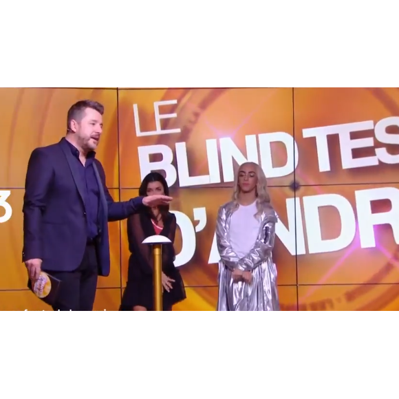 Bruno Guillon, Jenifer et Bilal Hassani dans "Les enfants de la musique chantent les années 70", vendredi 24 mai 2019, sur France 3