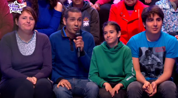 Paul et sa famille dans "Les 12 Coups de midi", le 23 mai 2019, sur TF1