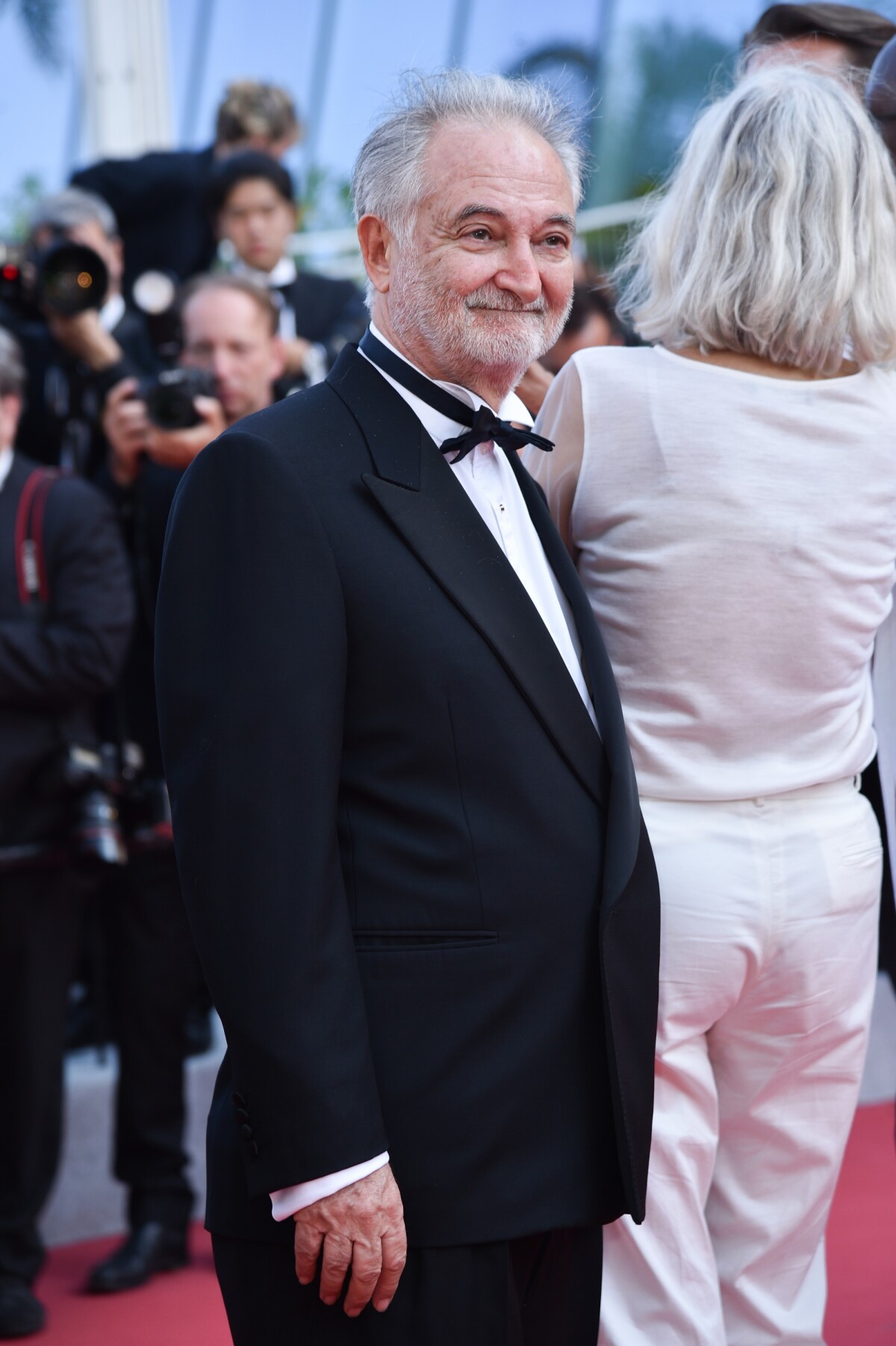 Photo : Jacques Attali - Montée des marches du film 