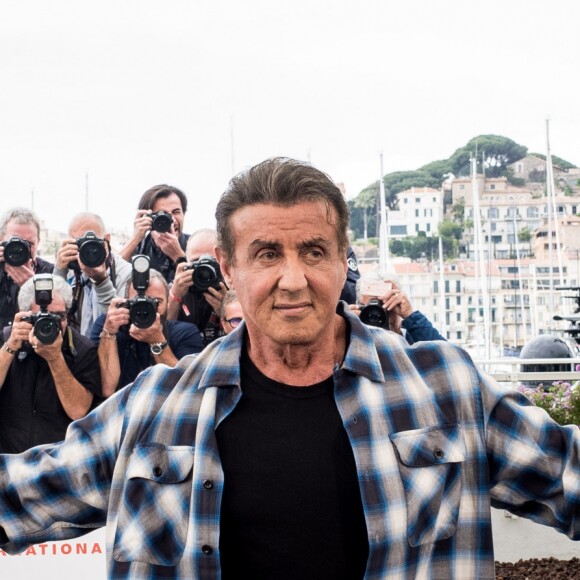 Sylvester Stallone au photocall du film "Rambo V: Last Blood" lors du 72ème Festival International du film de Cannes, France, le 24 mai 2019. © Jacovides-Moreau/Bestimage