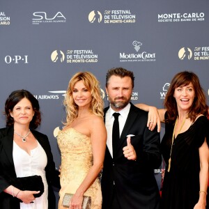 Charlotte Valandrey, Ingrid Chauvin, Alexandre Brasseur et Anne Caillon lors du photocall de la soirée d'ouverture du 58ème festival de Télévision de Monté-Carlo au Grimaldi Forum à Monaco le 15 juin 2018. © Bruno Bebert / Bestimage