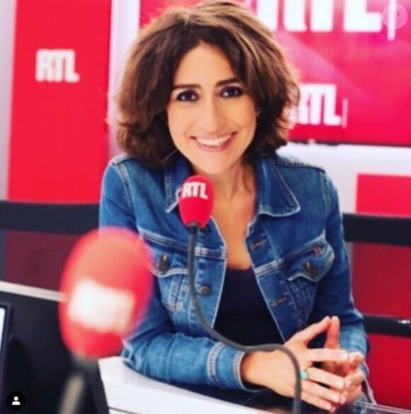 Isabelle Saporta, journaliste de RTL. Instagram, le 18 août 2018.