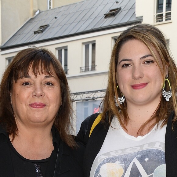 Michèle Bernier et sa fille Charlotte Gaccio - Dernière du spectacle "Les Franglaises" au théâtre Bobino à Paris, le 27 mai 2015.