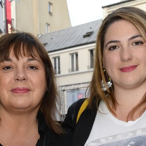 Michèle Bernier et sa fille Charlotte Gaccio - Dernière du spectacle "Les Franglaises" au théâtre Bobino à Paris, le 27 mai 2015.