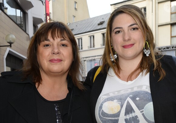 Michèle Bernier et sa fille Charlotte Gaccio - Dernière du spectacle "Les Franglaises" au théâtre Bobino à Paris, le 27 mai 2015.