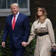 Donald Trump et sa femme Melania - Le président des Etats-Unis et sa femme ont été reçus par la première ministre britannique et son mari au 10 Downing Street à Londres. Le 4 juin 2019