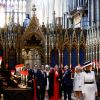 Donald Trump et sa femme Melania visitent l'abbaye de Westminster à Londres. Le 3 juin 2019