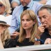Richard Berry et sa femme Pascale Louange dans les tribunes lors des internationaux de tennis de Roland Garros à Paris, France, le 4 juin 2019. © Jacovides-Moreau/Bestimage