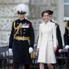 Catherine (Kate) Middleton, duchesse de Cambridge, assiste à la parade militaire "Beating Service at Horseguards Parade" à Londres, le 6 juin 2019.