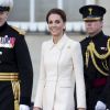 Catherine (Kate) Middleton, duchesse de Cambridge, assiste à la parade militaire "Beating Service at Horseguards Parade" à Londres, le 6 juin 2019.