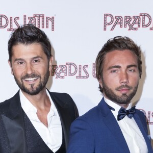 Christophe Beaugrand et son mari Ghislain Gerin - Photocall de la générale "L'Oiseau Paradis" au Paradis Latin à Paris le 6 juin 2019. © Olivier Borde/Bestimage