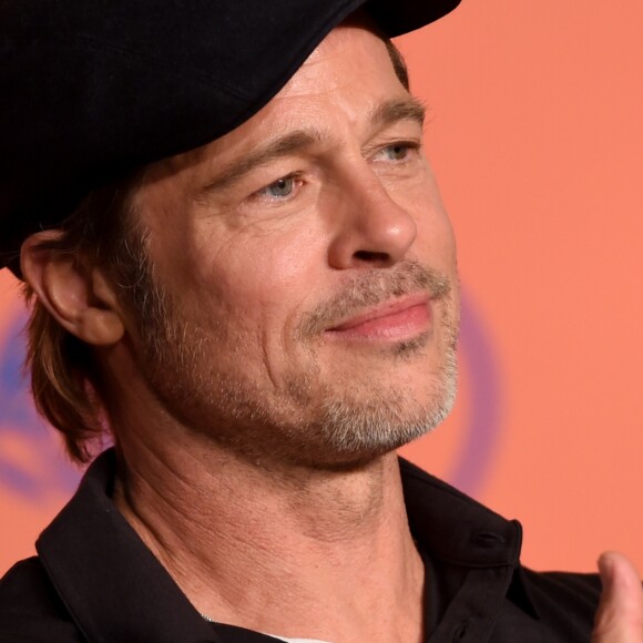 Brad Pitt à la conférence de presse du film Once upon a time in Hollywood lors du 72ème Festival International du film de Cannes. Le 22 mai 2019 © Jacovides-Moreau / Bestimage