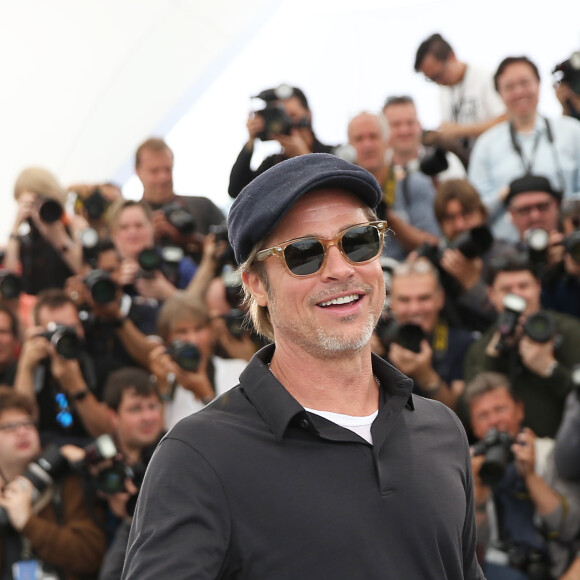 Brad Pitt - Photocall du film "Once upon a time in Hollywood" lors du 72ème festival du film de Cannes le 22 mai 2019. © Jacovides-Moreau/Bestimage