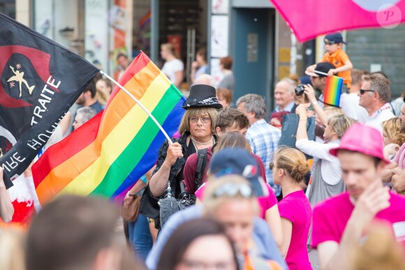 Image du défilé de la Gay Pride à Lille, le 3 juin 2017. © Stéphane Vansteenkiste/Bestimage
