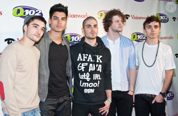 Tom Parker, Siva Kaneswaran, Max George, Jay McGuiness, Nathan Sykes - People a la soiree "Q102's Jingle Ball 2012"