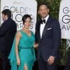 Will Smith et sa femme Jada Pinkett Smith - La 73ème cérémonie annuelle des Golden Globe Awards à Beverly Hills, le 10 janvier 2016. © Olivier Borde/Bestimage