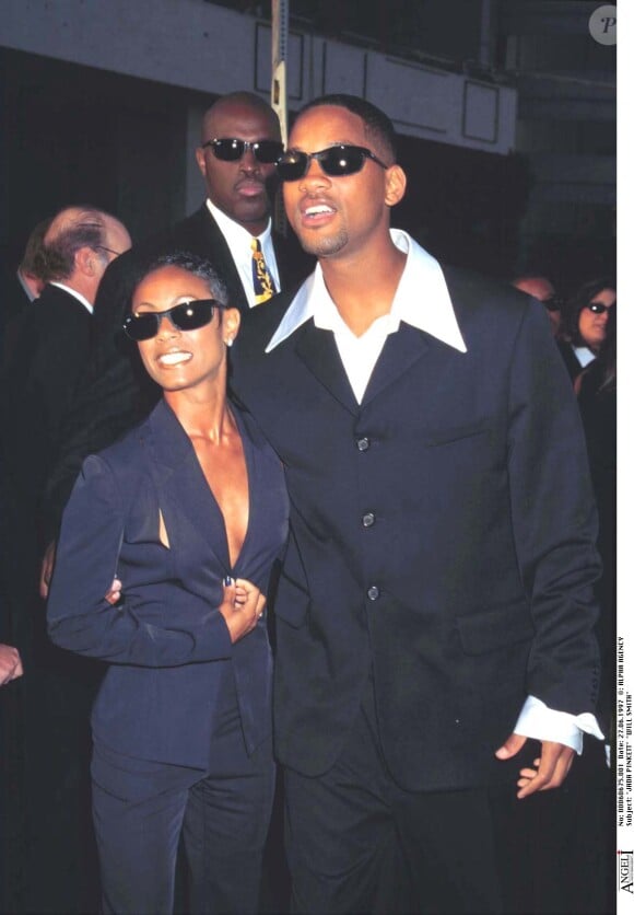 Will Smith et sa femme Jada Pinkett Smith - Avant-première de Men in Black en 1997