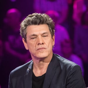 Exclusif - Marc Lavoine - Enregistrement de l'émission "Bon anniversaire Veronique Sanson" qui sera diffusée le 26 Avril 2019 à 21 heures sur France 3. Paris le 8 Avril 2019. Une grande soirée événement avec Véronique Sanson et ses amis. L'émission mettra à l'honneur les grandes dates de la vie de l'artiste. Pour chacune d'entre elles, la chanteuse devra replonger dans ses souvenirs pour retrouver à quel événement de sa vie cette date correspond. Une fois cet événement découvert, une surprise préparée dans le plus grand secret lui sera réservée par ses proches et les artistes qu'elle aime : des chansons en duo et en solo, des sketches inédits, des happenings. © Cyril Moreau / Bestimage