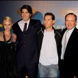  Kevin Spacey, Bryan Singer, Kate Bosworth et Brandon Routh à la première de Superman Returns, à Paris, le 10 juillet 2006 
  
