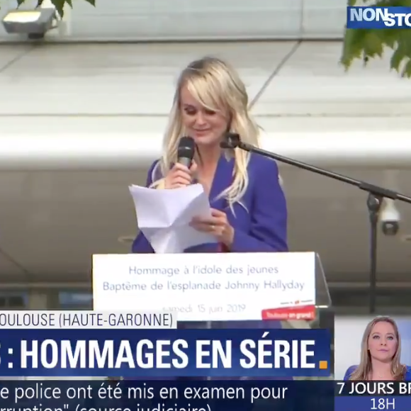 Discours de Laeticia Hallyday- 15 juin 2019.