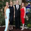 La princesse Charlene et le prince Albert II de Monaco avec Sharon Case et Camryn Grimes des Feux de l'amour lors du cocktail du 59e Festival de Télévision de Monte-Carlo au palais princier à Monaco le 16 juin 2019. © Olivier Huitel/Pool Organisation FTV/Bestimage