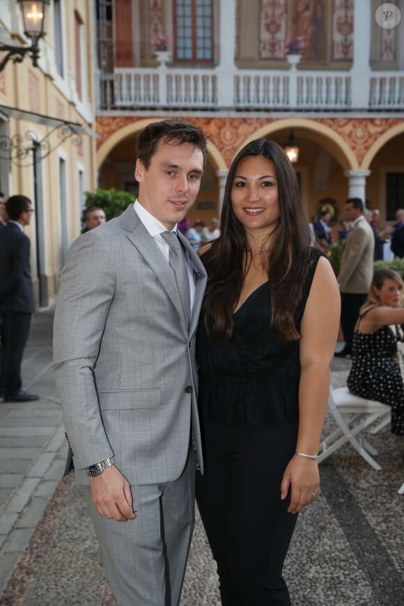 Louis Ducruet et sa fiancée Marie Chevallier lors du cocktail du 59e Festival de Télévision de Monte-Carlo au palais princier à Monaco le 16 juin 2019. © Olivier Huitel/ Pool Organisation FTV/Bestimage