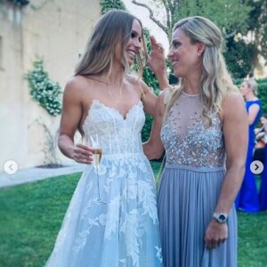 La joueuse de tennis Angelique Kerber a publié des photos du mariage de Caroline Wozniacki et David Lee célébré en Toscane le 15 juin 2019.
