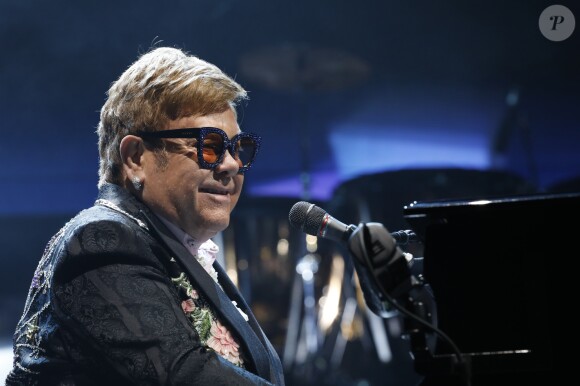 Elton John en concert à l'Accord Hotels Arena dans le cadre de sa tournée "Farewell Yellow Brick Road" à Paris, le 20 juin 2019. © Marc Ausset-Lacroix/Bestimage