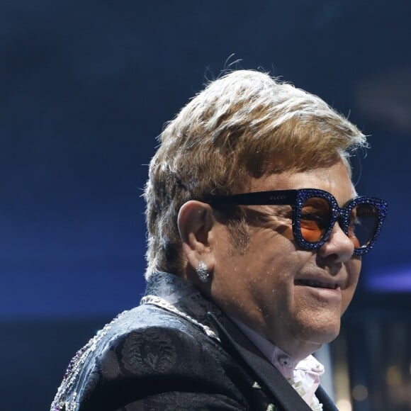 Elton John en concert à l'Accord Hotels Arena dans le cadre de sa tournée "Farewell Yellow Brick Road" à Paris, le 20 juin 2019. © Marc Ausset-Lacroix/Bestimage