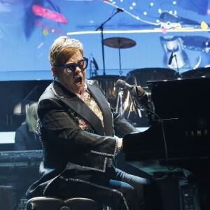 Elton John en concert à l'Accord Hotels Arena dans le cadre de sa tournée "Farewell Yellow Brick Road" à Paris, le 20 juin 2019. © Marc Ausset-Lacroix/Bestimage