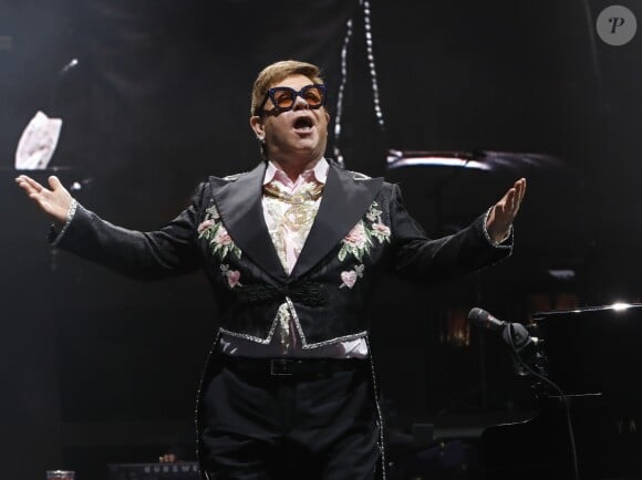Elton John en concert à l'Accord Hotels Arena dans le cadre de sa tournée "Farewell Yellow Brick Road" à Paris, le 20 juin 2019. © Marc Ausset-Lacroix/Bestimage