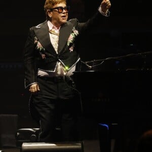 Elton John en concert à l'Accord Hotels Arena dans le cadre de sa tournée "Farewell Yellow Brick Road" à Paris, le 20 juin 2019. © Marc Ausset-Lacroix/Bestimage