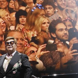 Elton John en concert à l'Accord Hotels Arena dans le cadre de sa tournée "Farewell Yellow Brick Road" à Paris, le 20 juin 2019. © Marc Ausset-Lacroix/Bestimage