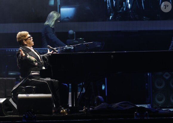 Elton John en concert à l'Accord Hotels Arena dans le cadre de sa tournée "Farewell Yellow Brick Road" à Paris, le 20 juin 2019. © Marc Ausset-Lacroix/Bestimage