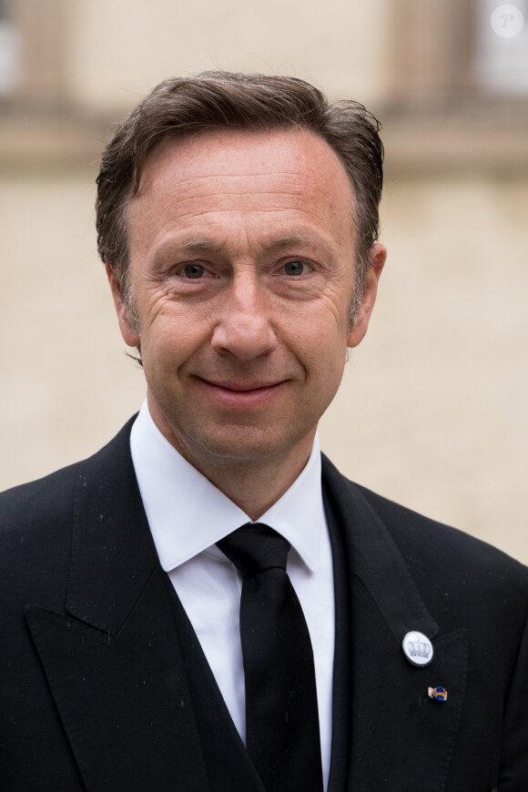 Stéphane Bern - Obsèques de S.A.R. le Grand-Duc Jean de Luxembourg en la cathédrale Notre-Dame à Luxembourg le 4 mai 2019.