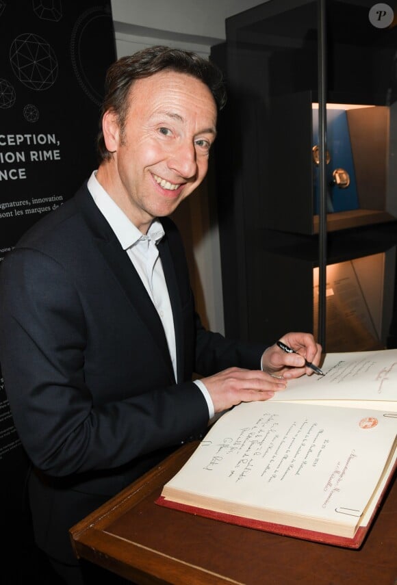 Stéphane Bern - Lancement de la collection "Pièce d'Histoire" au musée de la Monnaie de Paris le 25 mars 2019. © Coadic Guirec/Bestimage