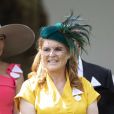 Sarah Ferguson - La famille royale d'Angleterre assiste aux courses de chevaux à Ascot le 21 juin 2019.