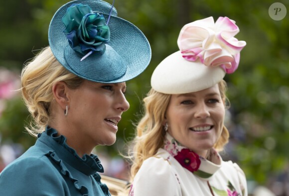 Zara Tindall, Autumn Philips - La famille royale d'Angleterre vient assister au Ladies Day des courses de chevaux à Ascot le 20 juin 2019.