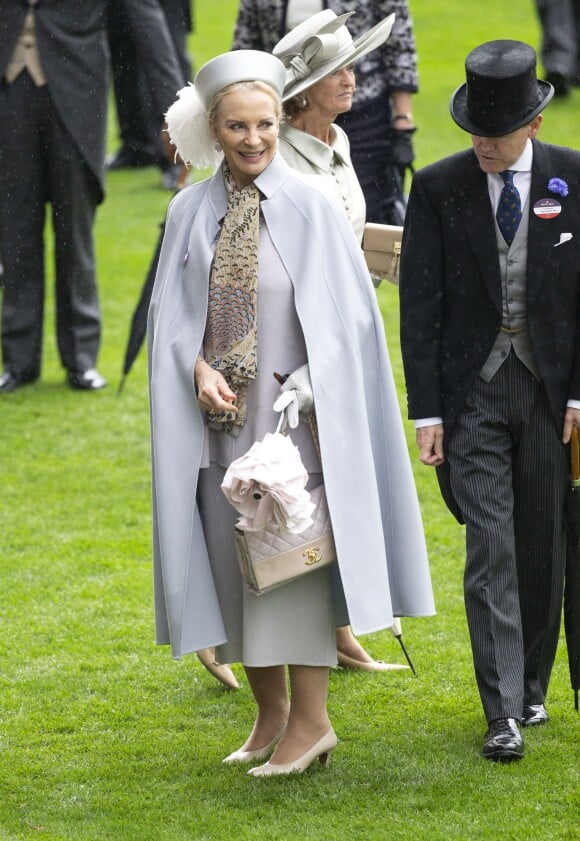 La princesse Michael de Kent (Marie-Christine von Reibnitz) - La famille royale lors des courses d'Ascot 2019 le 19 juin 2019.