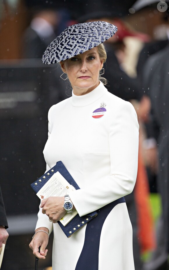 La comtesse Sophie de Wessex - La famille royale lors des courses d'Ascot 2019 le 19 juin 2019.