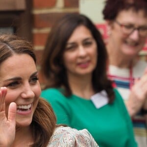 Kate Catherine Middleton, duchesse de Cambridge, lors d'un atelier à la Royal Photographic Society à Londres. Le 25 juin 2019