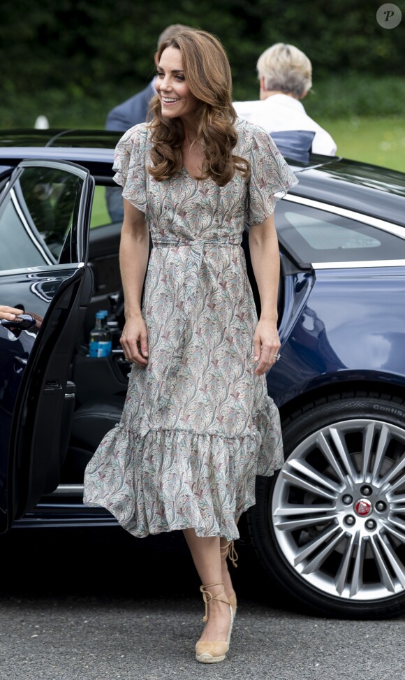 Kate Catherine Middleton, duchesse de Cambridge, lors d'un atelier à la Royal Photographic Society à Londres. Le 25 juin 2019