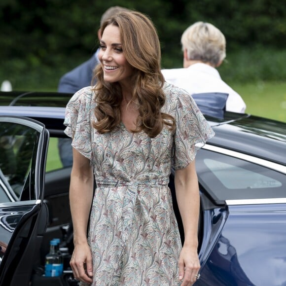 Kate Catherine Middleton, duchesse de Cambridge, lors d'un atelier à la Royal Photographic Society à Londres. Le 25 juin 2019