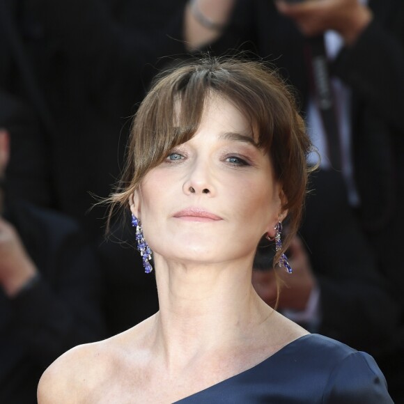 Carla Bruni Sarkozy à la première du film "Les Misérables" lors du 72ème Festival International du Film de Cannes, le 15 mai 2019.