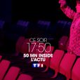 Alizée et Grégoire Lyonnet dans "50' Inside" sur TF1 le 29 juin 2019 à 17h50.