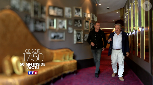 Christian Clavier dans "50' Inside" sur TF1 le 29 juin 2019 à 17h50.
